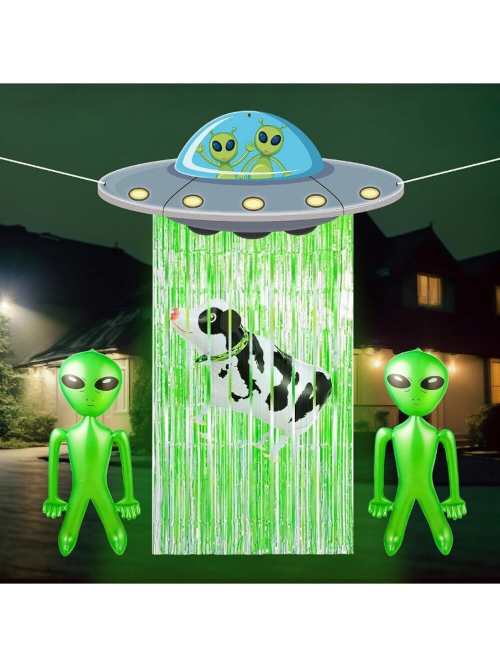 Alien Birthday Party Decorations - Fun Green Theme, Balloons & Banners!